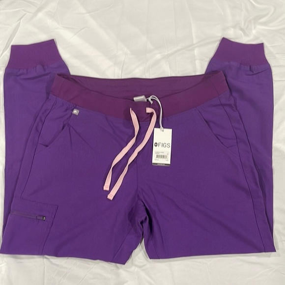 FIGS Zamora Jogger Scrub Pant in Violet Purple. Color No Longer Available. - Picture 1 of 6